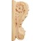 Ekena Millwork 5"W x 3"D x 6 1/2"H Large Acanthus Block w/ Backplate Wood Corbel, Red Oak CORW05X03X07ABRO - alternate 3